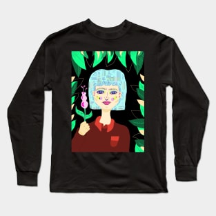 Girl in nature Long Sleeve T-Shirt